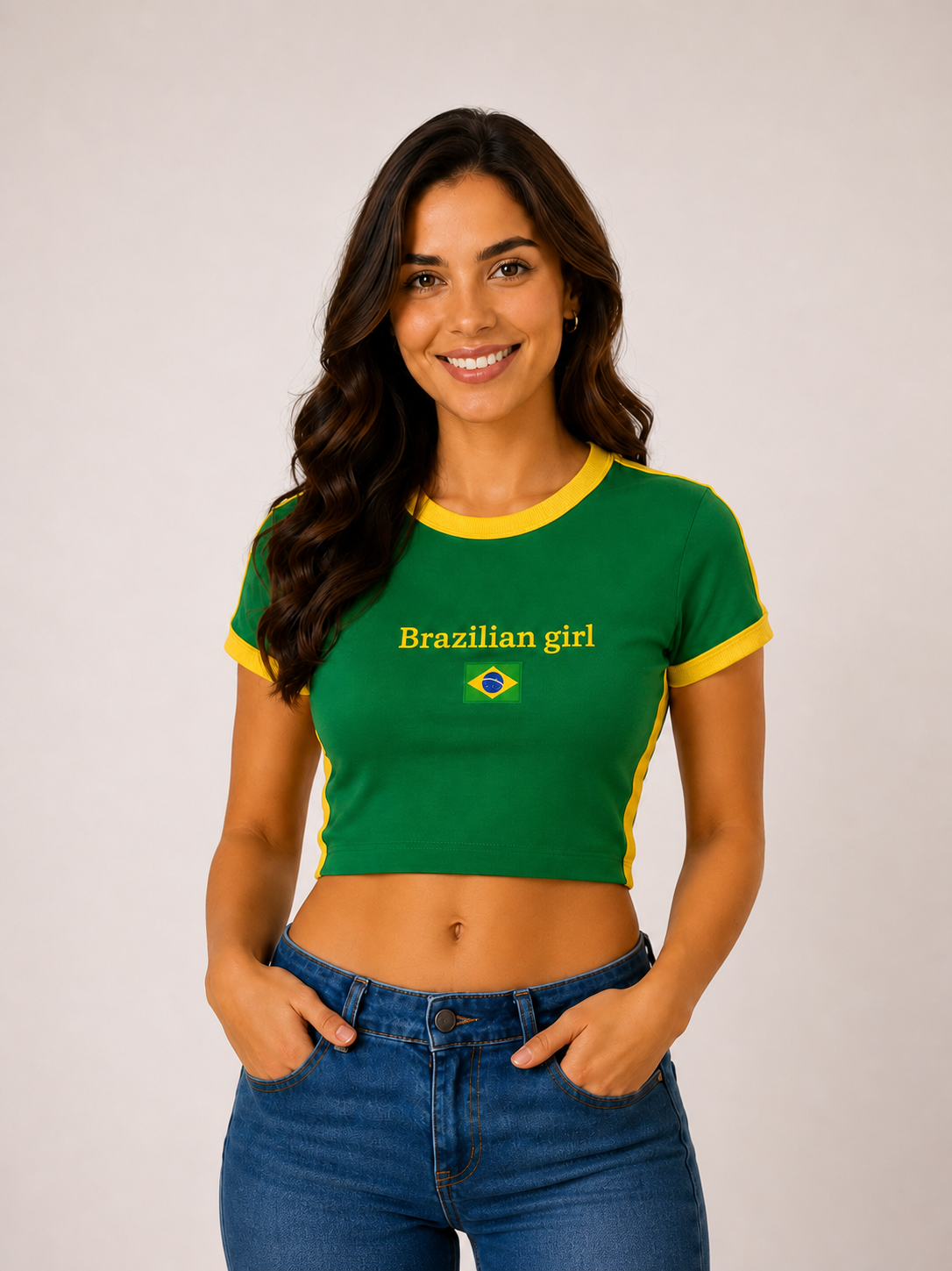 Cropped Brazilian Girl