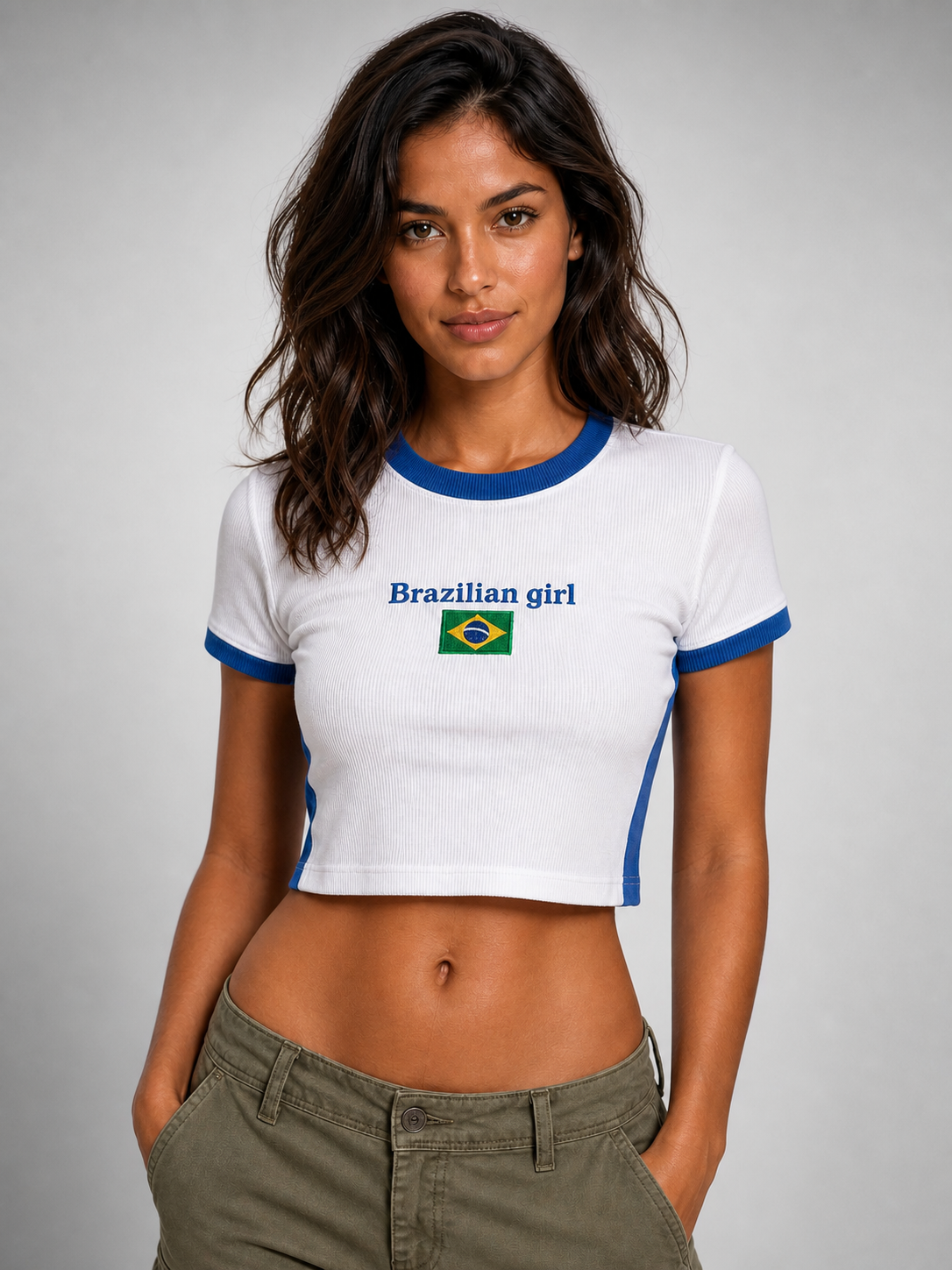 Cropped Brazilian Girl