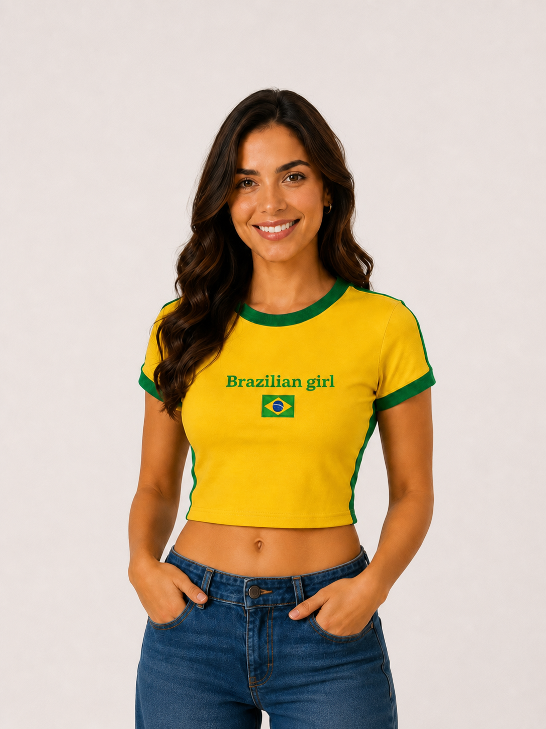 Cropped Brazilian Girl