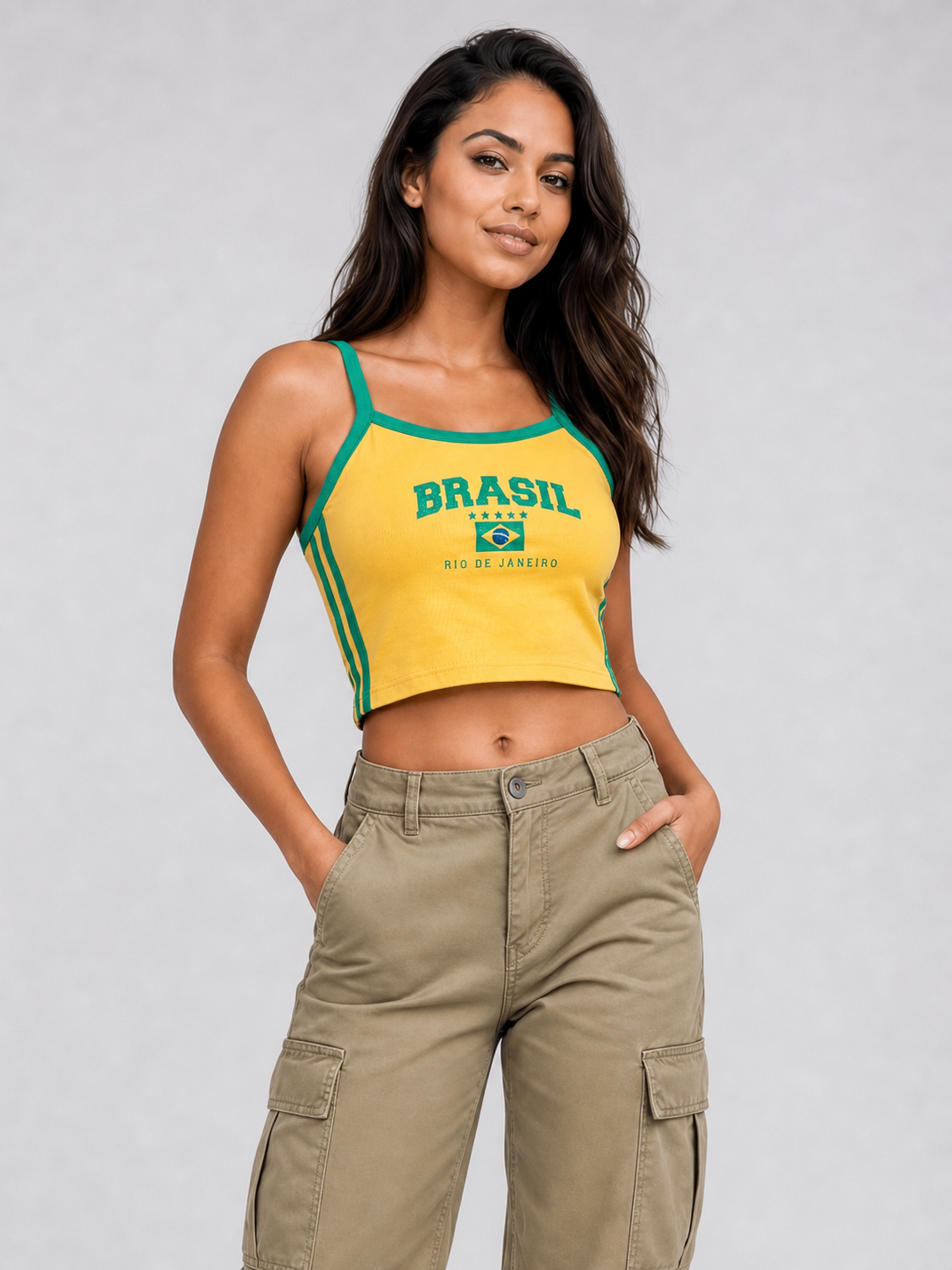 Regata alcinha de algodão BRASIL