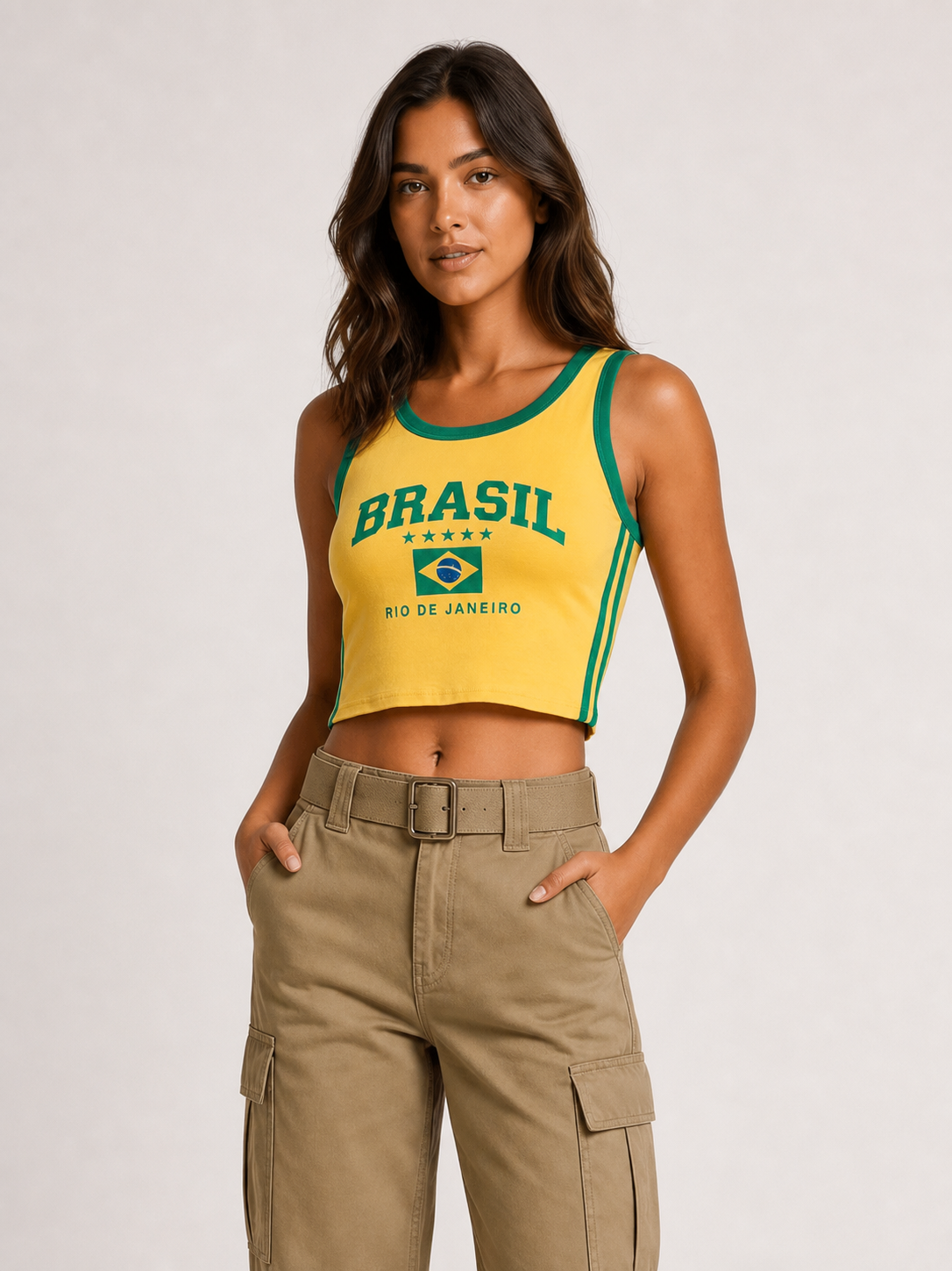 Regata nadadora de algodão RIO